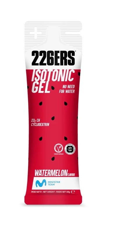 Isotonic Gel: Sabor Sandía · 226ERS · 68 gramos