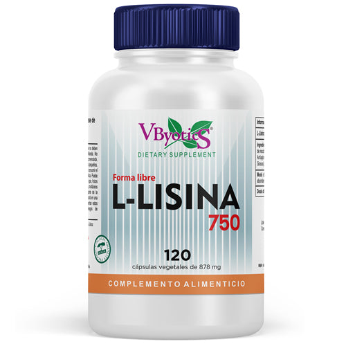 L-Lisina · VByotics · 120 cápsulas