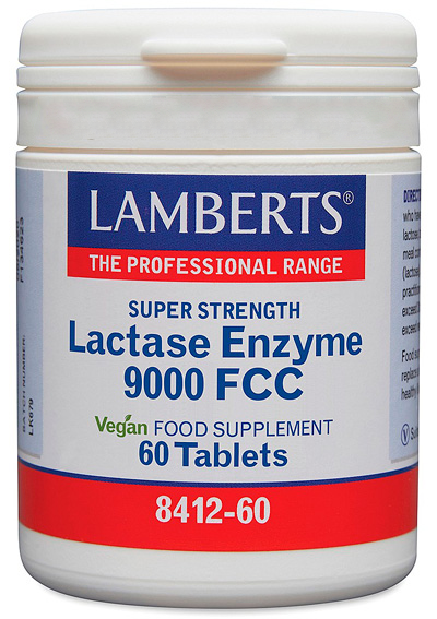 Lactasa 9000 FCC · Lamberts · 60 comprimidos