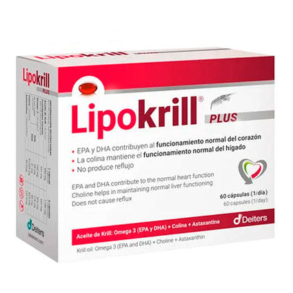 Lipokrill Plus · Deiters · 60 cápsulas