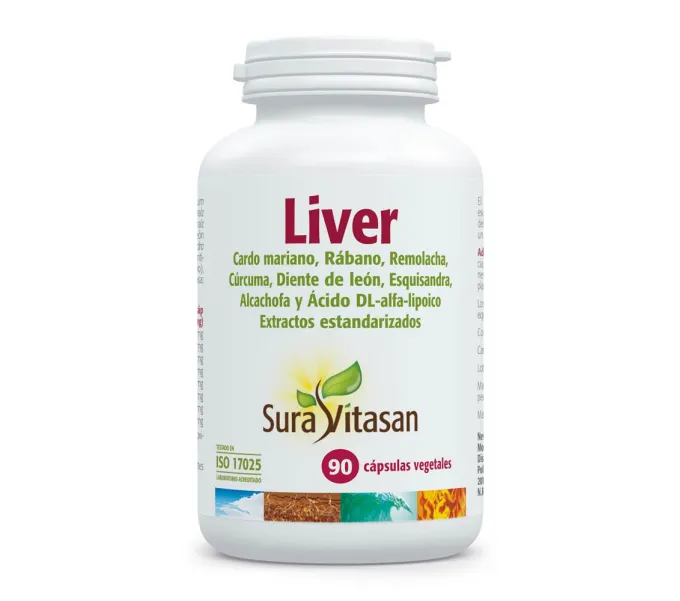 Liver · Sura Vitasan · 90 cápsulas