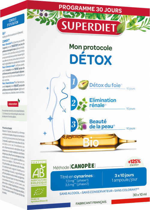 Protocolo Detox BIO · Superdiet · 30 ampollas