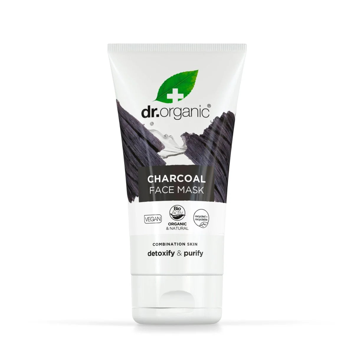 Mascara Facial de Carbon Activo · Dr Organic · 125 ml