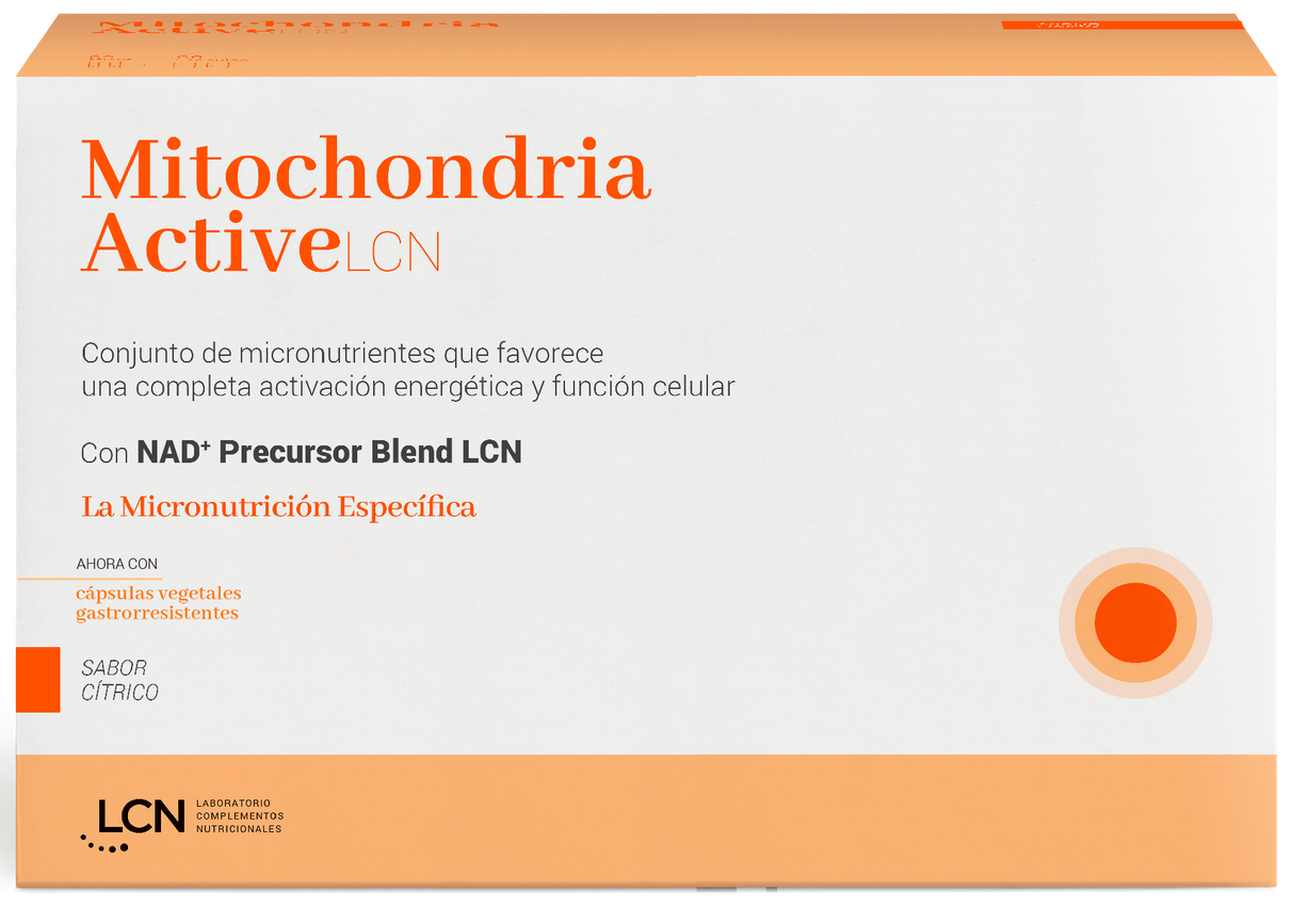 Mitochondria Active · LCN · 60 cápsulas + 60 sticks