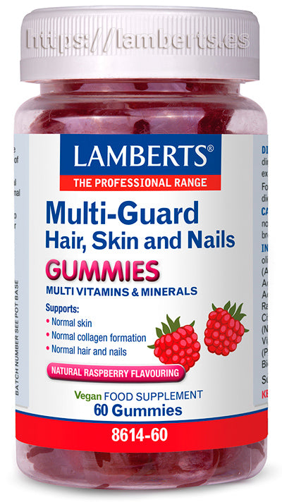 MultiGuard Cabello, Piel y Uñas · Lamberts · 60 gummies