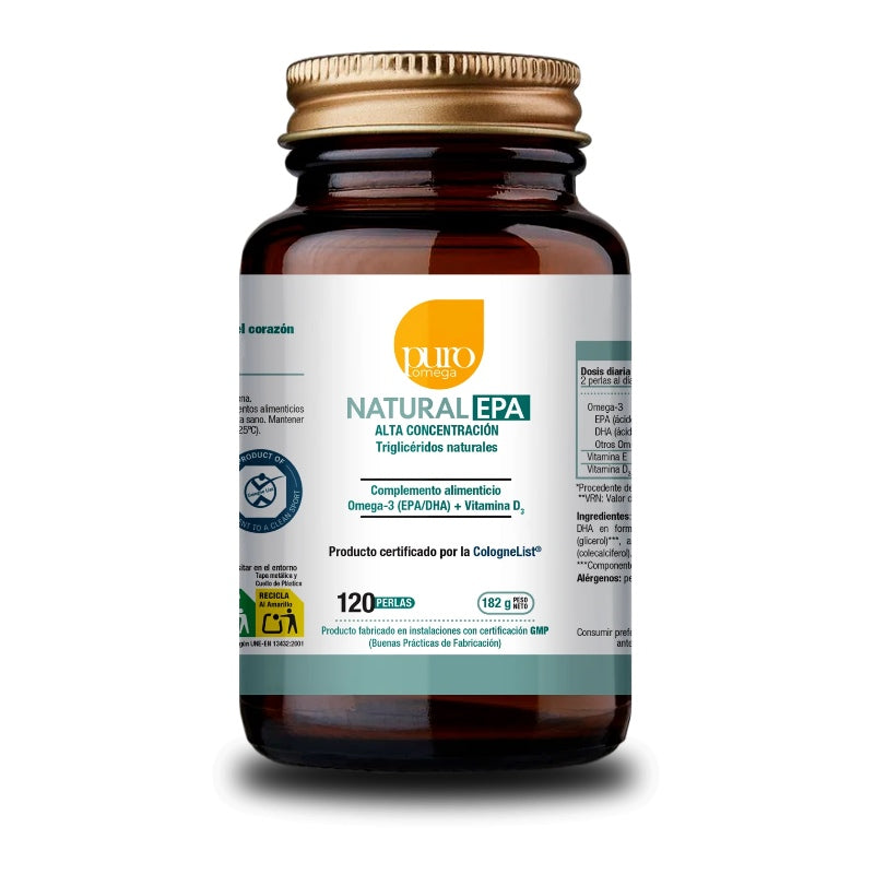 Natural EPA · Puro Omega · 120 Perlas