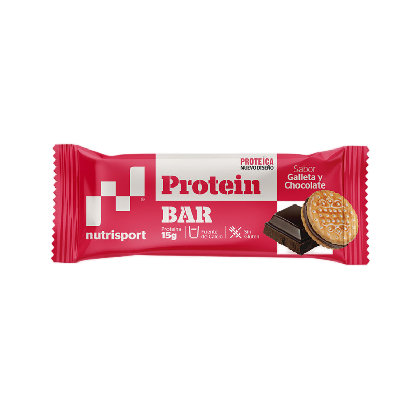 Protein Bar Galleta & Choco · Nutrisport · 44 gramos