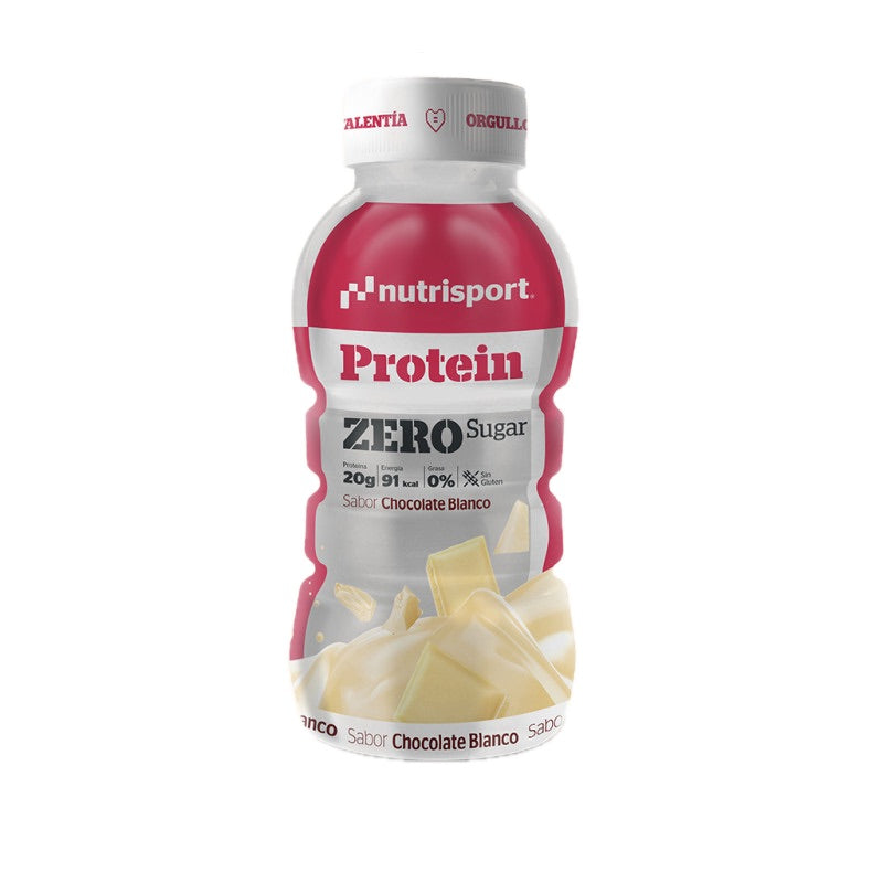 Protein Zero Shake Chocolate Blanco · Nutrisport · 330 ml