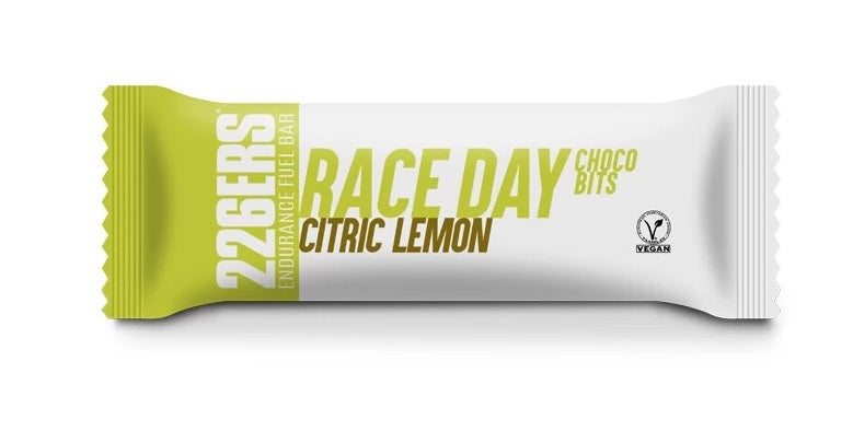 Barrita Energética Race Day Choco Bits: Sabor Limón · 226ERS · 40 gramos