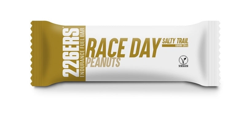 Barrita Energética Race Day Salty Trail: Sabor Cacahuetes · 226ERS · 40 gramos