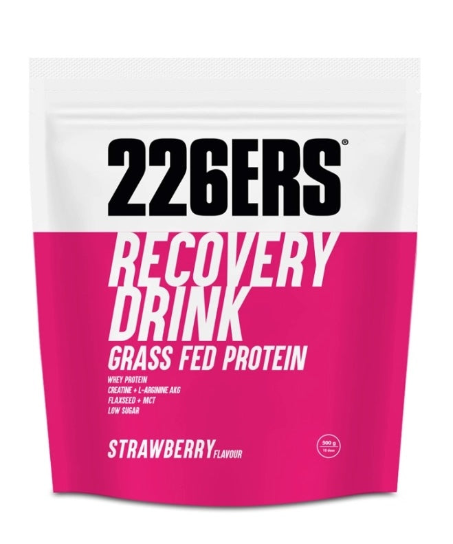 Recovery Drink - Recuperador Muscular: Sabor Fresa · 226ERS · 500 gramos