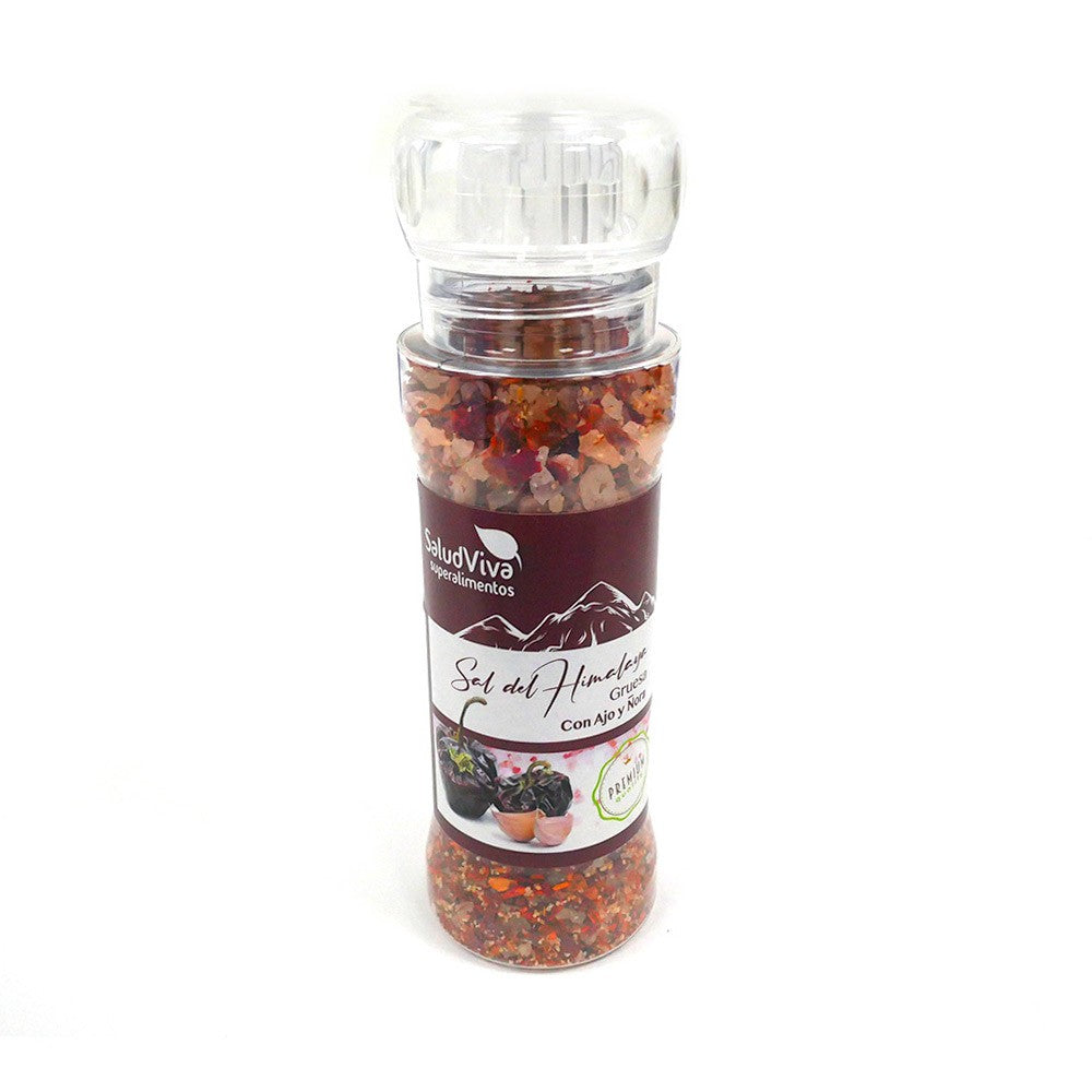 Sal del Himalaya Gruesa con Ñora y Ajo Salud Viva 145g