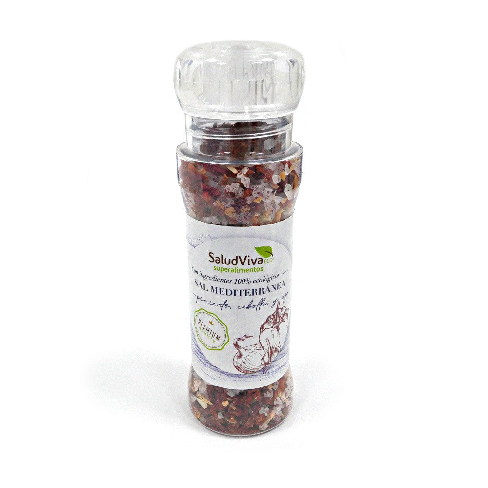 Sal Mediterránea con Pimiento, Ajo y Cebolla Salud Viva 150g