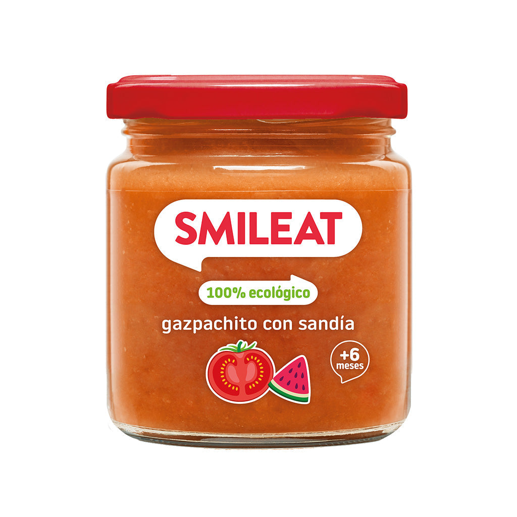 Tarrito Gazpachito con Sandia Bio · Smileat · 190 gramos