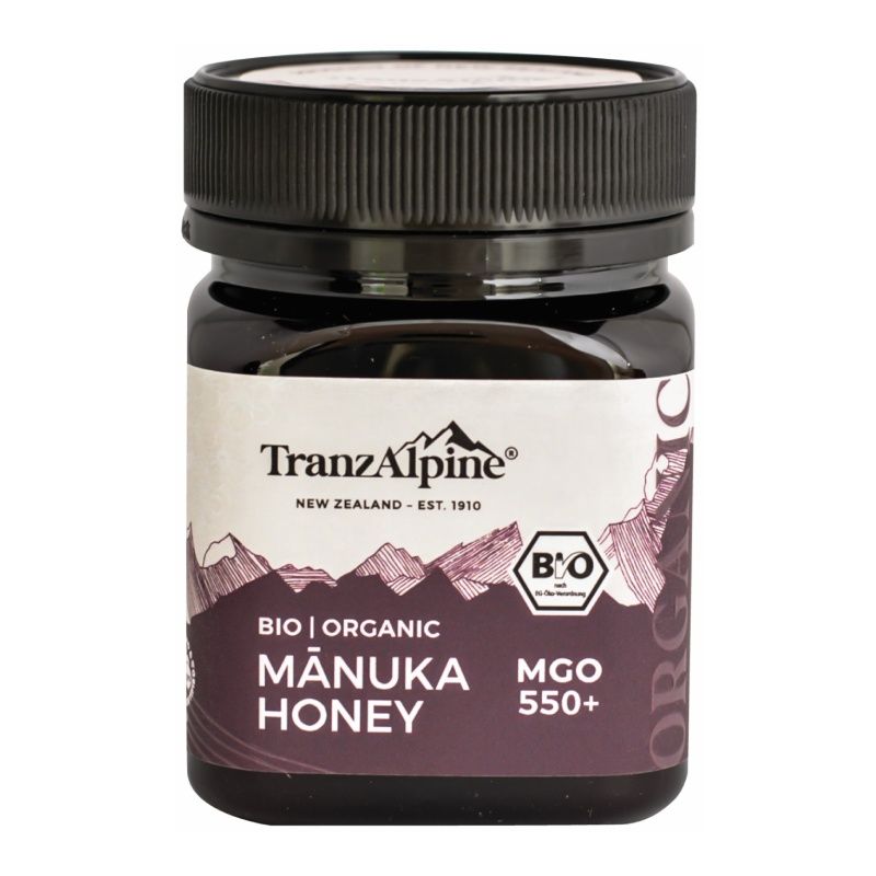 Miel Manuka MGO 550+ · TranzAlpine · 250 gramos