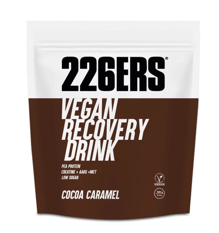 Vegan Recovery Drink - Recuperador Muscular: Sabor Choco-Caramelo · 226ERS · 500 gramos