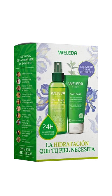 Pack Skin Food Original + Aceite Seco Skin Food Ultraligero · Weleda
