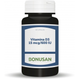 Vitamina D3 600 UI · Bonusan · 90 perlas