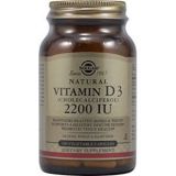 Vitamina D3 2200 UI · Solgar · 50 cápsulas