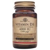 Vitamina D3 4.000 UI · Solgar · 60 cápsulas