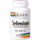 Selenio 50 mcg  · Solaray · 100 cápsulas