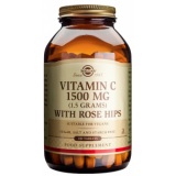 Vitamina C con Rose Hips (Escaramujo) 1.500 mg · Solgar · 180 comprimidos