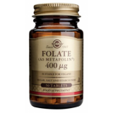 Folato (Metafolin®) 400 mcg · Solgar