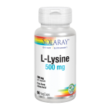 L-Lisina 500 mg · Solaray · 60 cápsulas