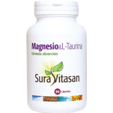 Magnesio & L-Taurina · Sura Vitasan · 30 cápsulas