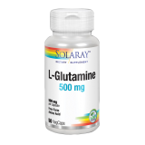 L-Glutamine 500 mg · Solaray · 50 cápsulas