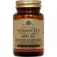 Vitamina D3 600 UI · Solgar · 60 cápsulas