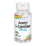 L-Acetil L-Carnitina 500 mg · Solaray · 30 cápsulas