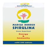 Spirulina · Marcus Rohrer · Recarga 540 comprimidos