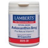 Astaxantina 8 mg · Lamberts · 30 cápsulas