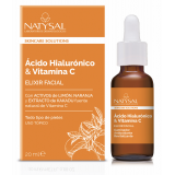 Elixir Facial con Acido Hialuronico y Vitamina C · Natysal · 15 ml