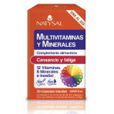 Multivitaminas y Minerales · Natysal · 30 perlas
