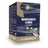 Manganeso-Cobre Oligogránulos · Waydiet · 50 cápsulas
