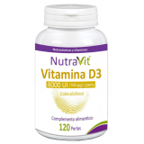 Vitamina D3 4.000 UI · Nutravit · 120 perlas