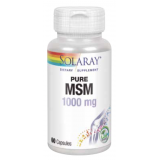 Pure MSM 1.000 mg · Solaray · 60 cápsulas