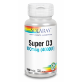 Super D3 4.000 UI · Solaray · 100 perlas