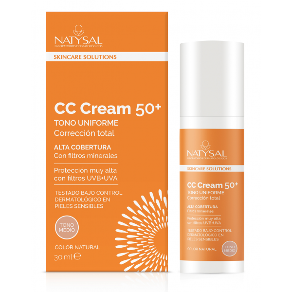 CC Cream Vitamina C 50+ · Natysal · 30 ml