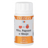 Enzimax Piña, Papaya e Hinojo · Equisalud · 50 cápsulas