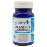 Colágeno + Ácido Hialurónico · Health4U · 30 cápsulas