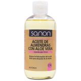 Aceite de Almendras con Aloe Vera · Sanon · 250 ml