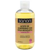 Aceite De Almendras con Rosa Mosqueta · Sanon · 250 ml