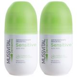Pack Mussvital Dermactive Desodorante Roll-On Sensitive · Mussvital · 2x75 ml