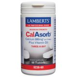 CalAsorb · Lamberts · 60 tabletas