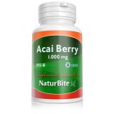 Acai Berry 1.000 mg · NaturBite · 60 cápsulas