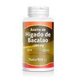 Aceite de Hígado de Bacalao 1.000 mg · NaturBite · 90 cápsulas