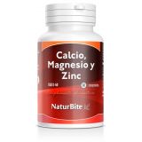Calcio Magnesio y Zinc · NaturBite · 60 comprimidos